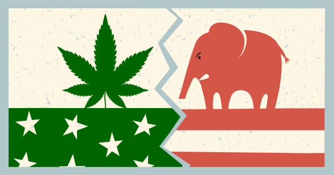 conservatives and cannabis freedom leaf